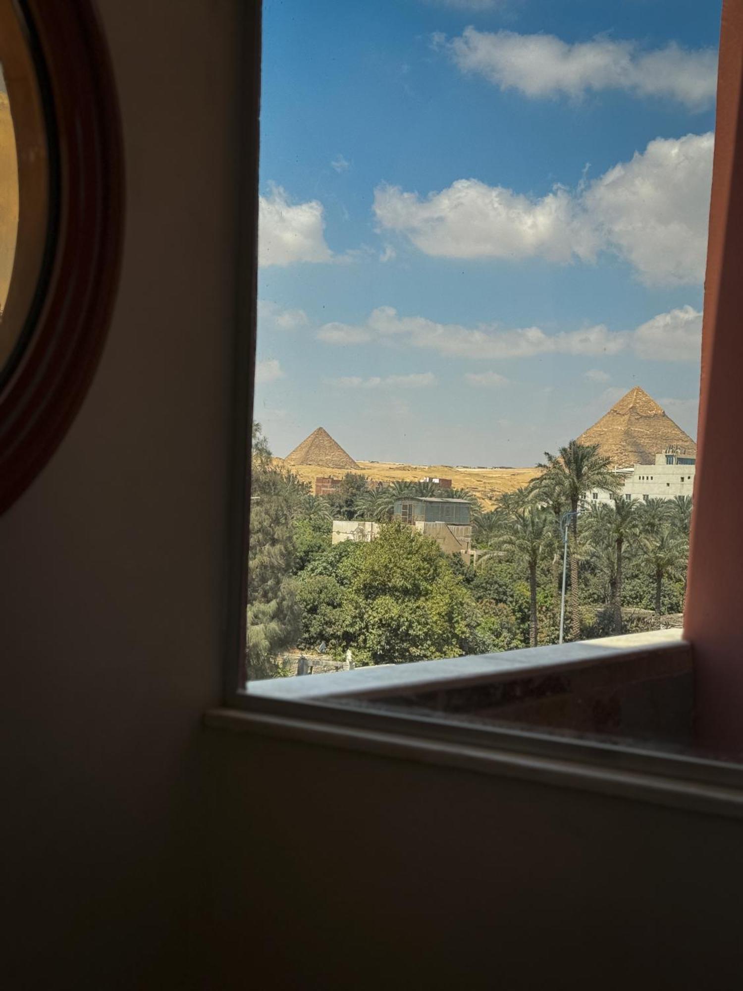 Almas Pyramids View Hotel Kafret el-Gabal Extérieur photo