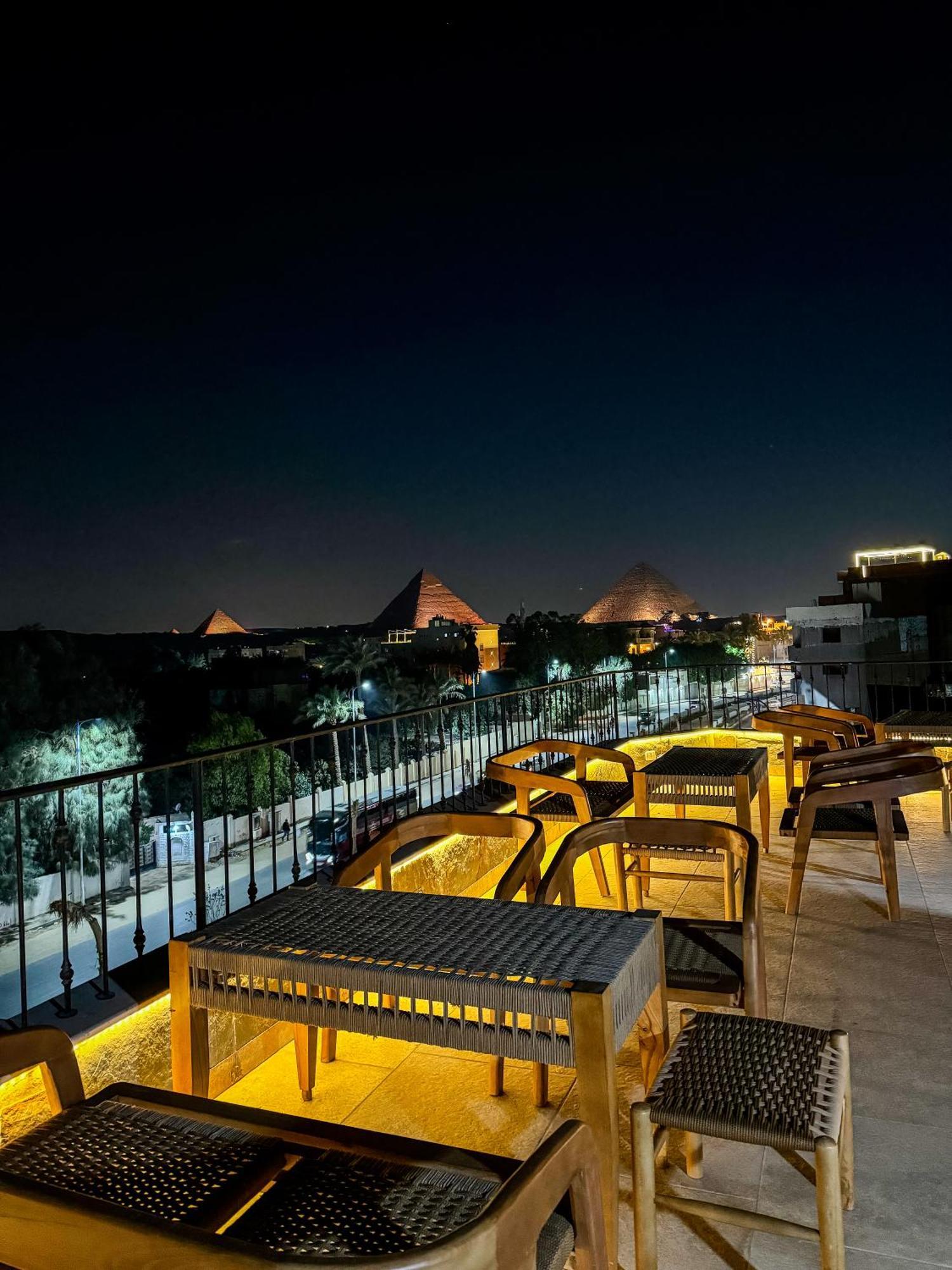 Almas Pyramids View Hotel Kafret el-Gabal Extérieur photo