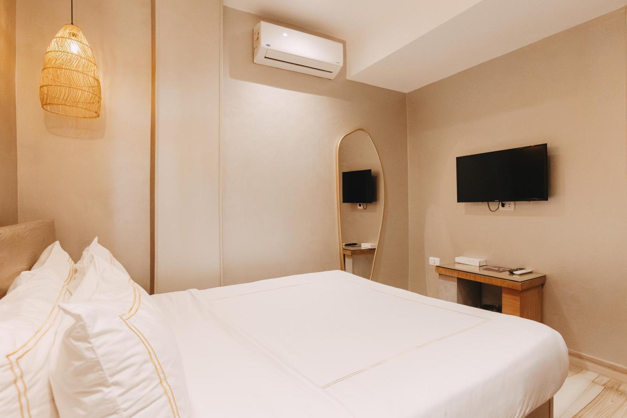 Almas Pyramids View Hotel Kafret el-Gabal Extérieur photo