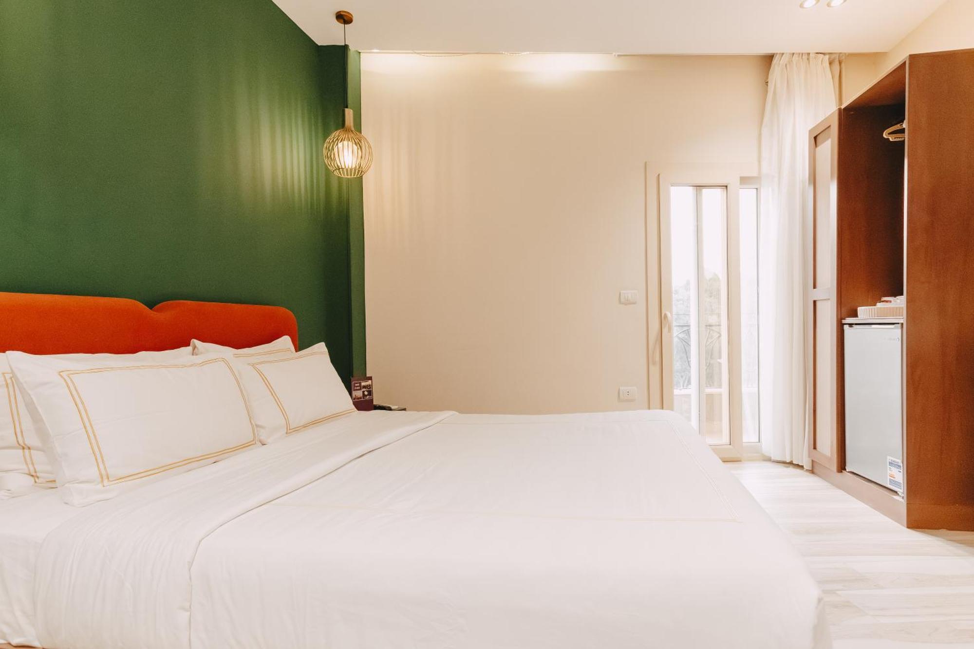 Almas Pyramids View Hotel Kafret el-Gabal Extérieur photo