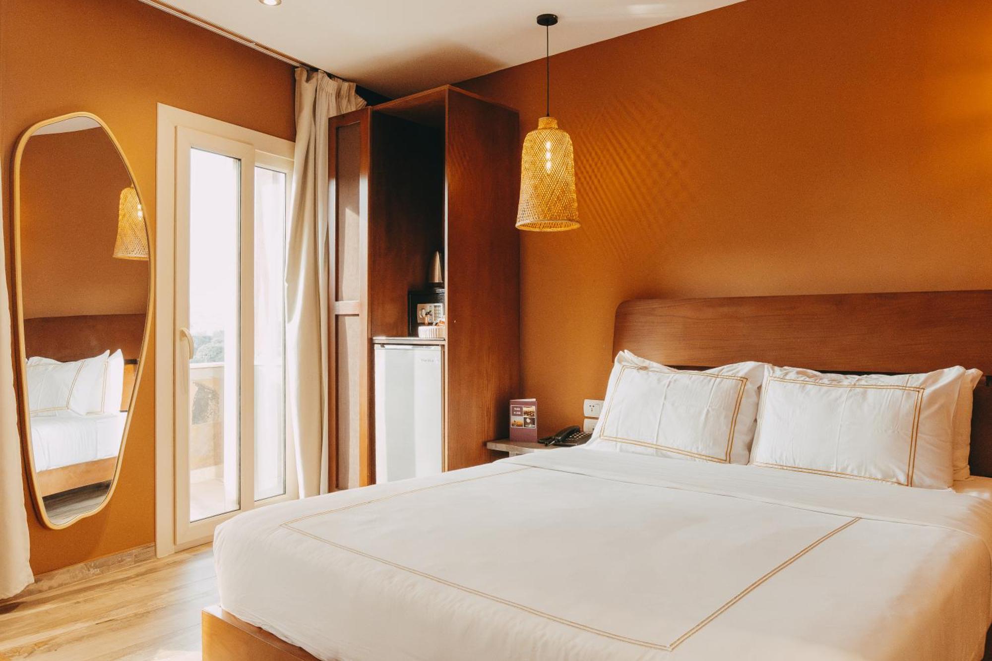 Almas Pyramids View Hotel Kafret el-Gabal Extérieur photo