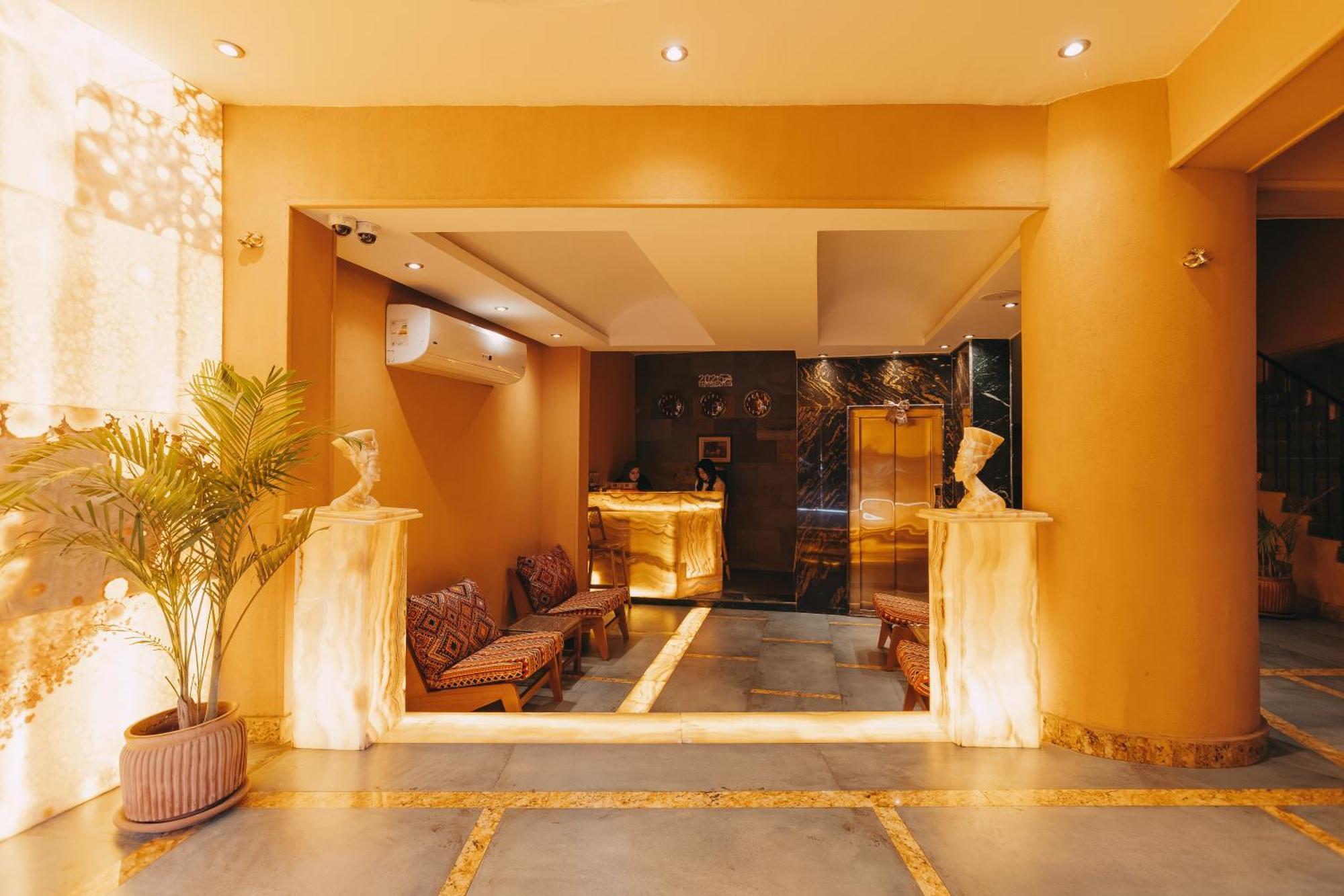 Almas Pyramids View Hotel Kafret el-Gabal Extérieur photo