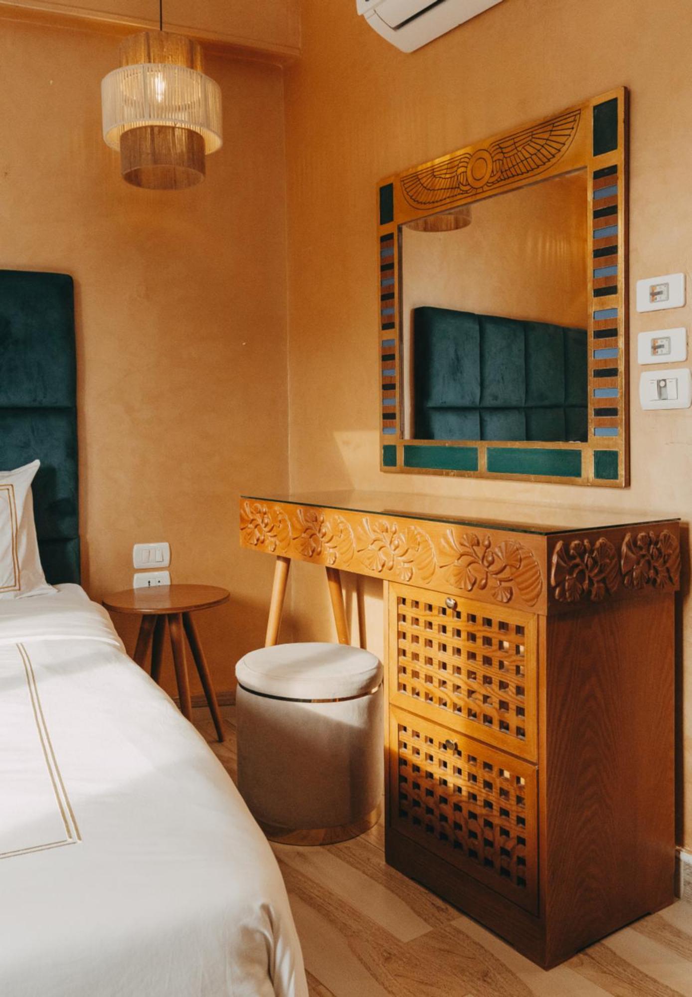Almas Pyramids View Hotel Kafret el-Gabal Extérieur photo